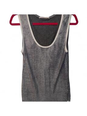 Kokun grey cashmere/bamboo tank top